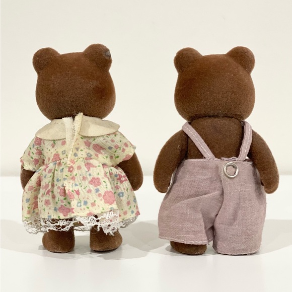 Lot of Two Calico Critters Timbertop Bears - Taylor & Rose Timbertop Vintage - Picture 5 of 13